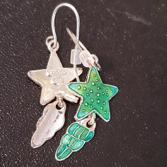 Avon SP Drop Dangle Earrings Nautical Theme Style - Picture 2 of 3